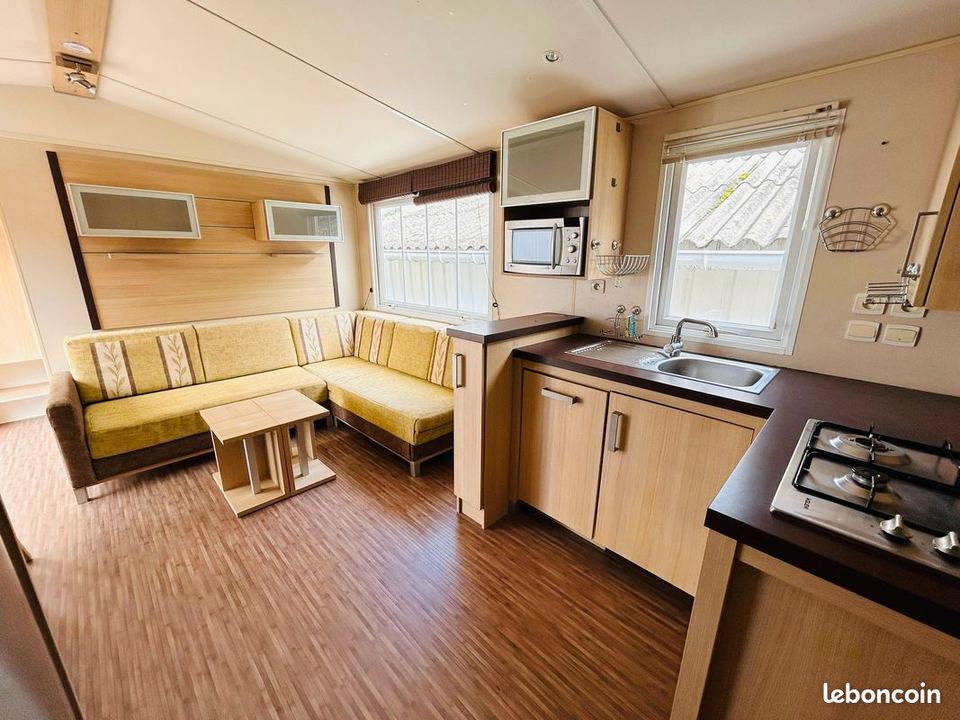 Mobil home 3 chambres tout équipé prêt à l’emploi