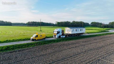 Mobil home anglais confortable sur terrain privé