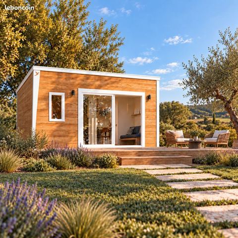 20m2 Mobil home neuf 1 chambre / studio de jardin habitable