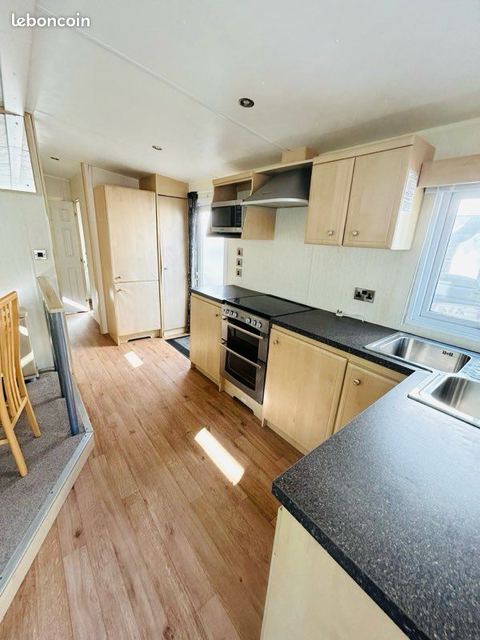 Mobil home anglais fonctionnel pour usage permanent