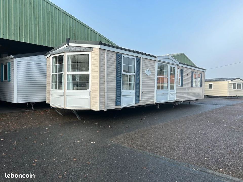Mobil home anglais fonctionnel pour usage permanent
