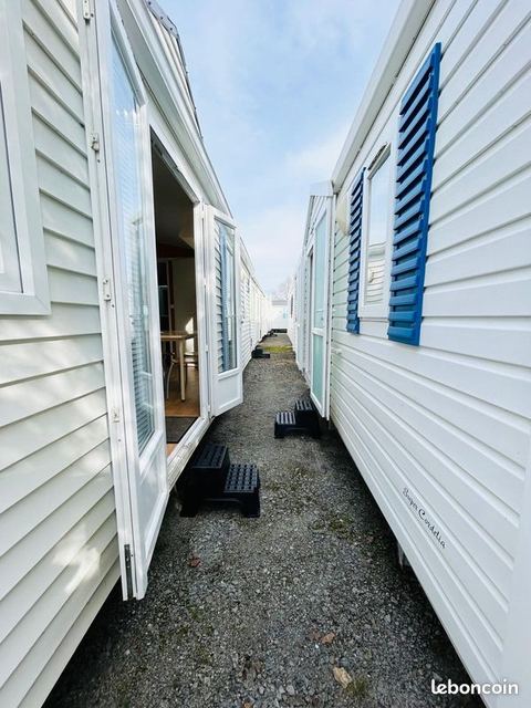 Mobil home d'habitation confortable prêt à vivre
