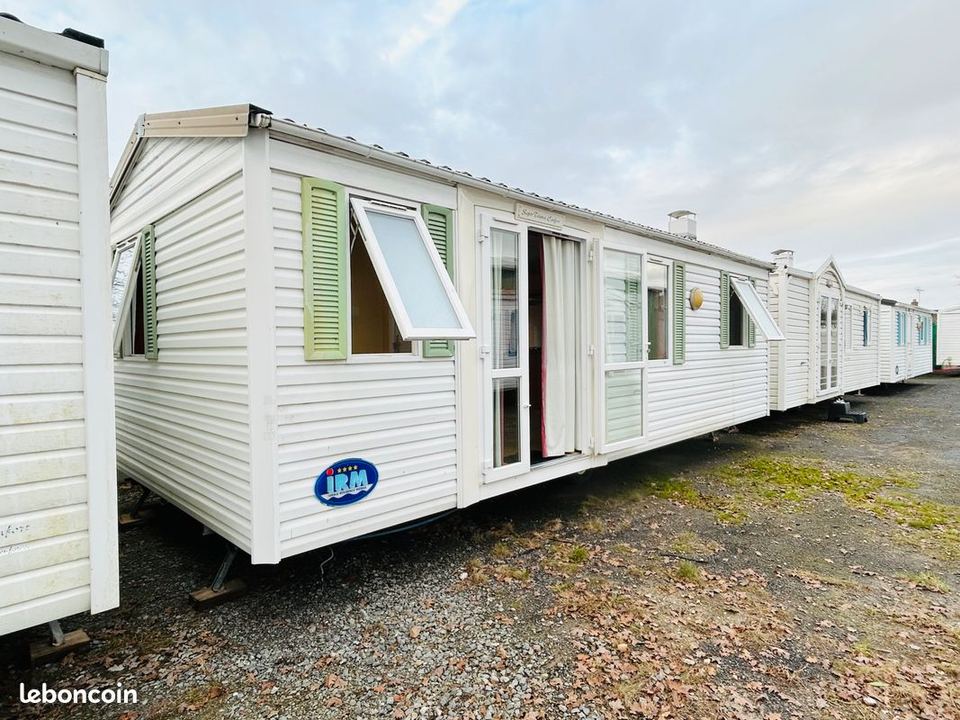 Mobil home d'habitation confortable prêt à vivre