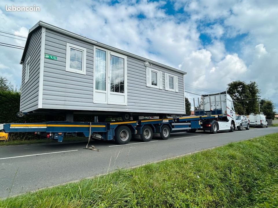 Mobil home d'habitation confortable prêt à vivre