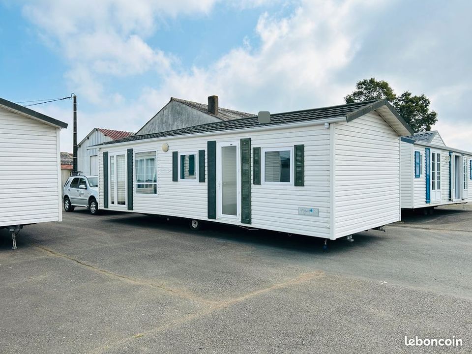 Mobil home d'habitation confortable prêt à vivre